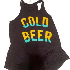 Black tank top womens large